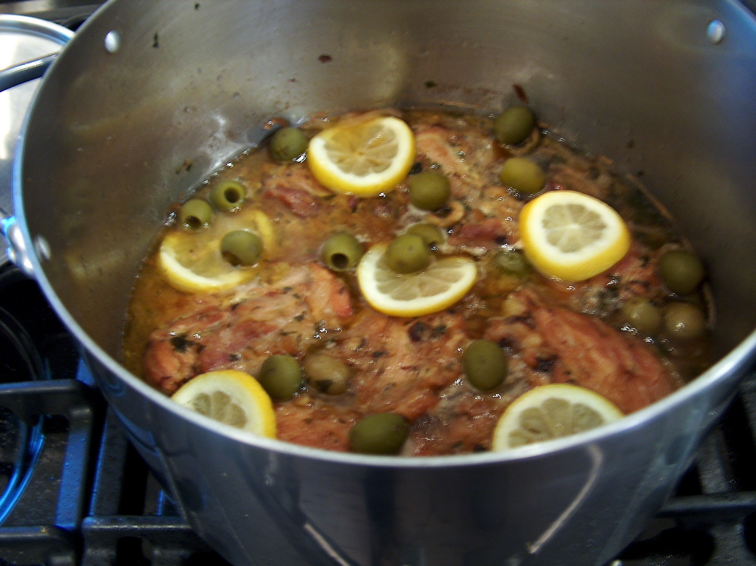 Tagine-less Chicken with Olives and Lemons